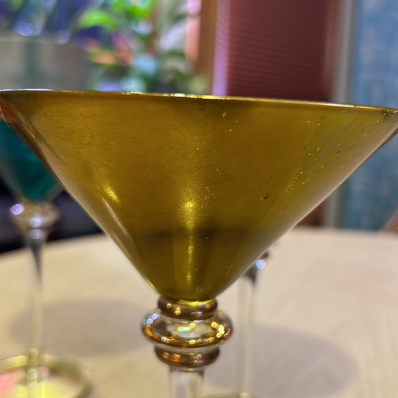 Very different and🌟RARE🌟 martini glasses - Picture 9 of 11